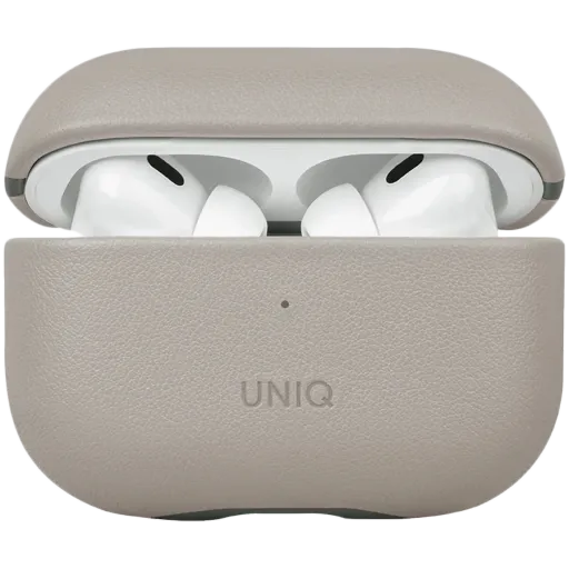 UNIQ Чехол Lyden DS Leatherette  Ivory/Lychen Green для AirPods Pro (Gen. 2)
