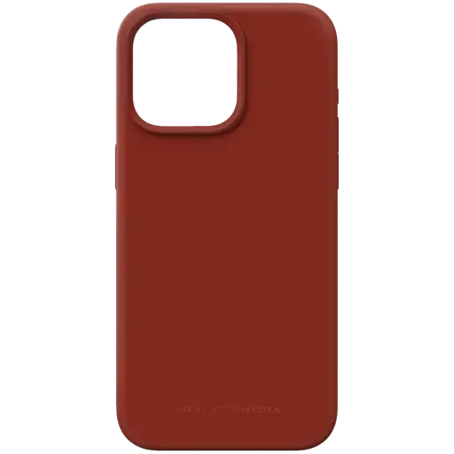 IDEAL OF SWEDEN Case Silicone Case  Dark Amber for iPhone 15 Pro Max