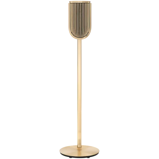Beolab 8 AV System Gold Tone/Light Oak Floor Stand