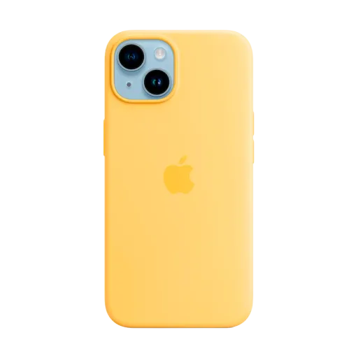Чехол APPLE силиконовый с MagSafe для iPhone 14, Sunglow