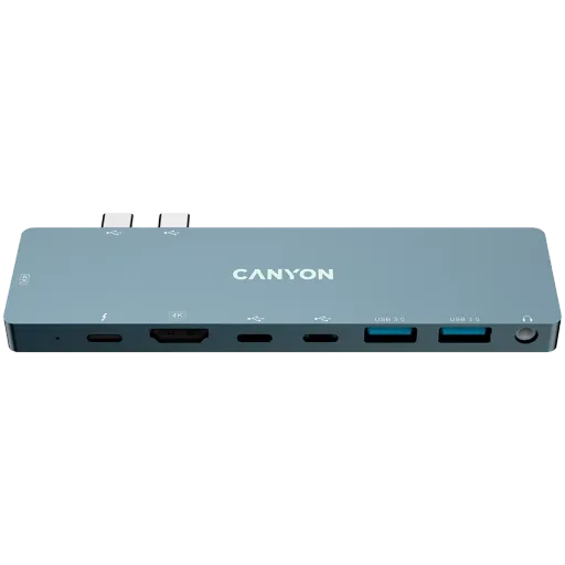 Мультипортовая док-станция CANYON 8в1 USB Type С (CNS-TDS08DG)