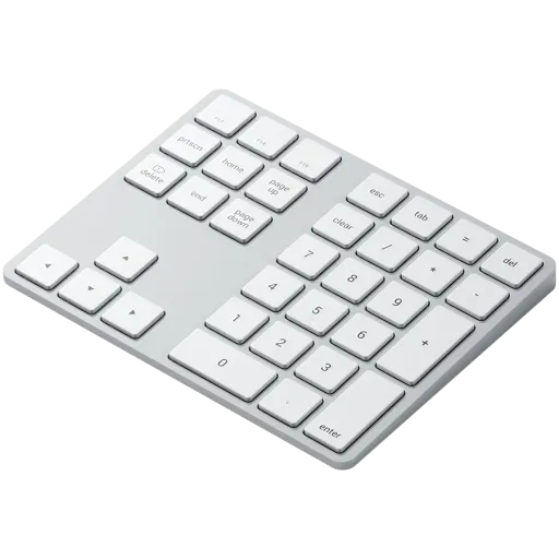 Keypad SATECHI Bluetooth, Silver