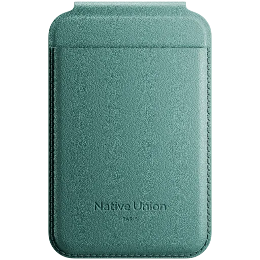 NATIVE UNION Wallet Active Wallet Stand  Slate Green for iPhone