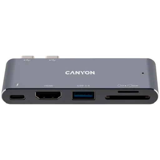 Док-станция CANYON Multiport Hub 5в1 Thunderbolt 3 (CNS-TDS05DG)