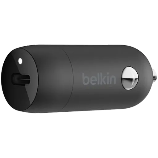 Car adapter BELKIN USB-C, 30 W, Black