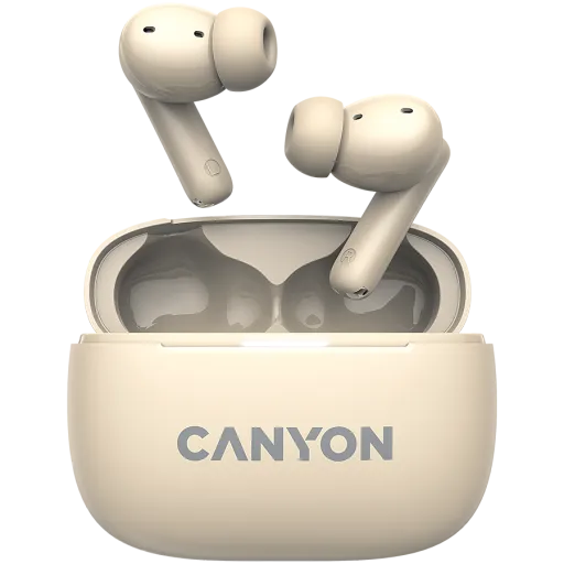 CANYON TWS-10 Wireless Headset, Beige