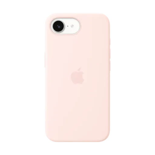 Apple Чохол силіконовий with MagSafe Блідо-рожевий для iPhone 17e