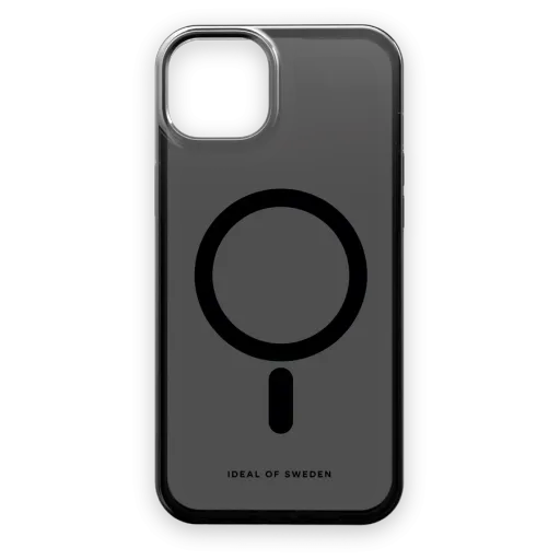 IDEAL OF SWEDEN Case Clear MagSafe with MagSafe Tinted Black for iPhone 15 Plus