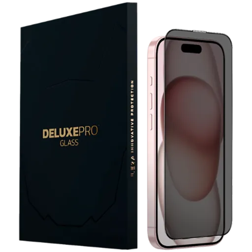 Захисне скло iLera DeLuxe Incognito FullCover для iPhone 15 Pro (iLInDL15Pr)