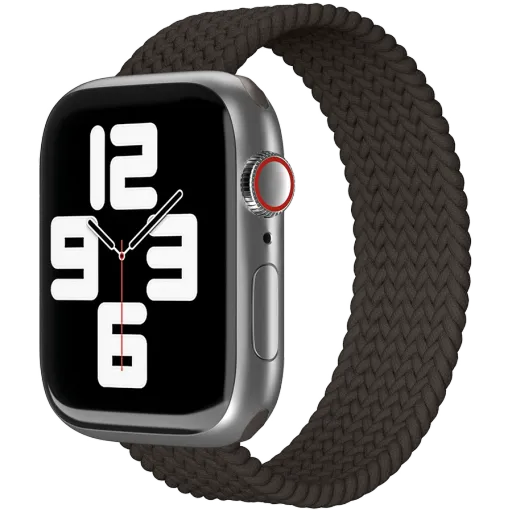 VLP BRAIDED BAND Бау үшін Apple Watch 38/40/41 mm, Өлшемі L/XL, Қара