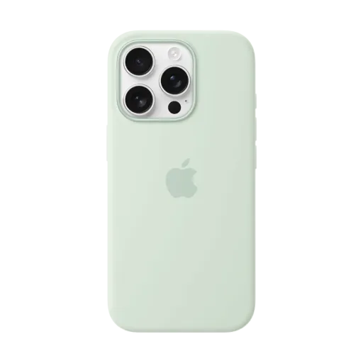 APPLE Чохол силіконовий з MagSafe Aquamarine для iPhone 16 Pro