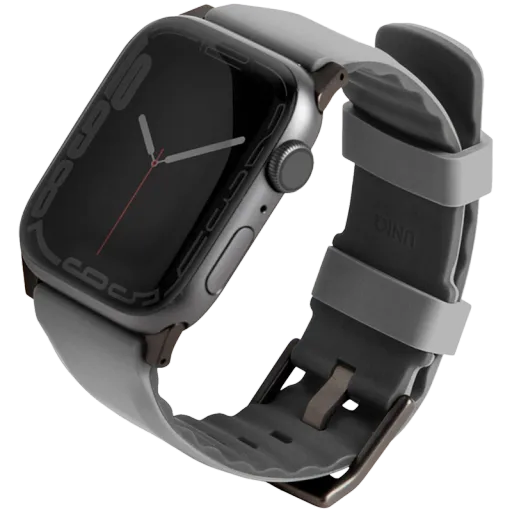 Ремешок UNIQ из силикона для Apple Watch 41/40/38 мм, Серый