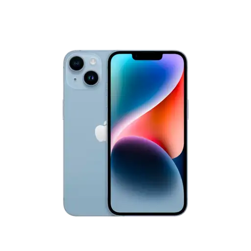 iPhone 14, 128 ГБ, бу, Синий