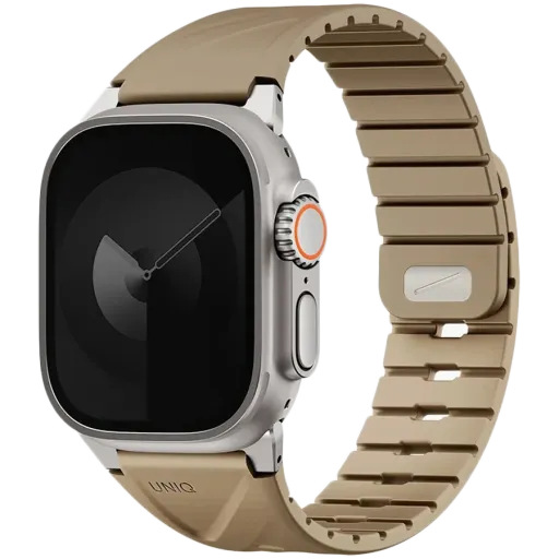 Band UNIQ Fluo for Apple Watch, 49/46/45/44/42/41/40 mm, Soft sand