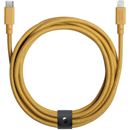 NATIVE UNION Кабель USB-C на Lightning , Крафт, 3м