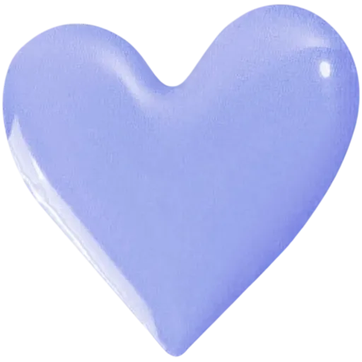 VLP Sticker 3D VLP, Small Heart Blue