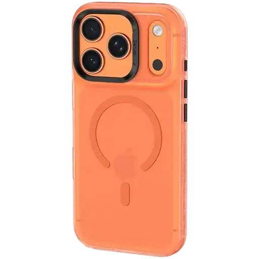 Husă BENKS Lucid Armor Magnetic cu MagSafe pentru iPhone 17 Pro Max, Orange