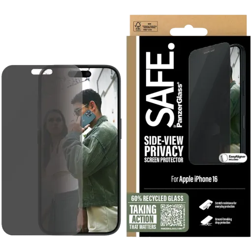 PANZERGLASS Safety Glass for iPhone 15/16