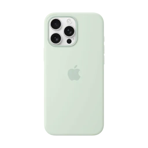 APPLE Чохол силіконовий з MagSafe Aquamarine для iPhone 16 Pro Max