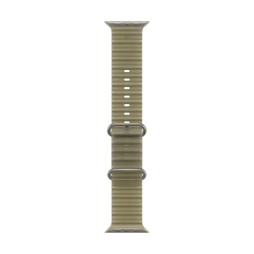 Apple 49mm Ocean Band - Natural Titanium Finish Ремінець  for Apple Watch 44/45/46/49 mm, Size Універсальний розмір, Translucent Kelp