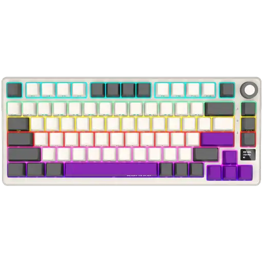 Бездротова ігрова клавіатура Lorgar KBP7075W Wireless Gaming Mechanical Pro Beige