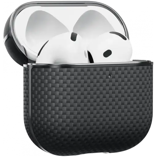 PITAKA Чохол Aramid Fiber  Чорний/Сірий для AirPods (Gen4)
