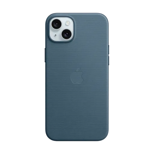 Apple Чехол FineWoven Case с MagSafe Pacific Blue для iPhone 15 Plus