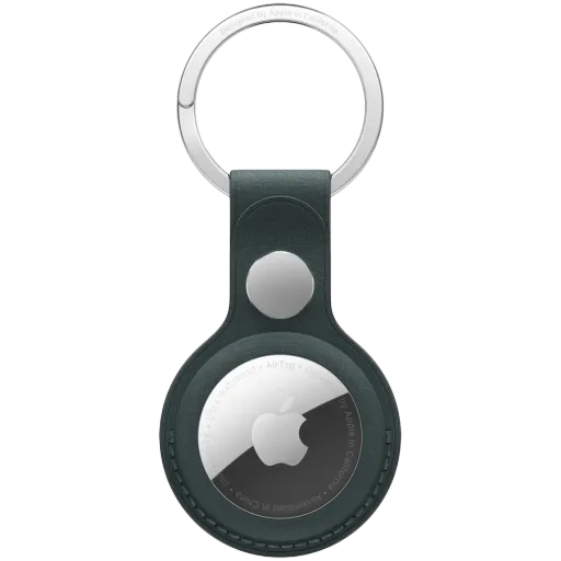 Apple for AirTag, Dark GreenFineWoven Key Ring