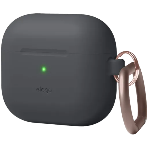 Чохол ELAGO Hang  Темно-сірий для AirPods (Gen3)