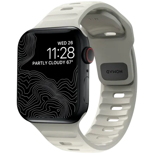 Ремешок NOMAD Sport Strap V2 для apple Watch 38/40/41мм, Серо-бежевый