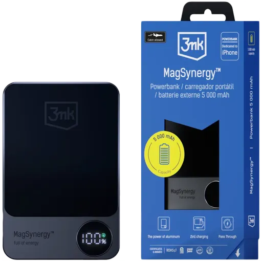 3MK Power Bank, Black
