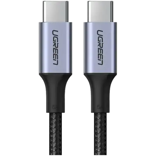Кабель UGREEN USB-C, 1м, Чёрный