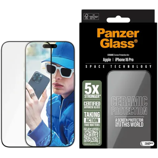 PANZERGLASS Safety Glass for iPhone 16 Pro