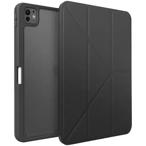 Case UNIQ Smart Cover Moven for iPad Pro 11 (M4), Charcoal Gray