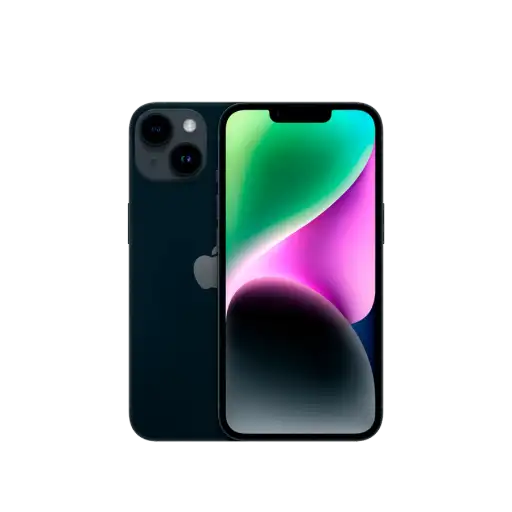 iPhone 14, 256 ГБ, бу, Тёмная ночь