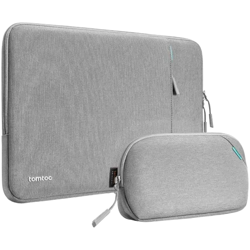 TOMTOC Պայուսակ Defender-A13 Laptop Sleeve Kit (2-in-1) 14"  Մոխրագույն for MacBook Pro 14/MacBook Air 13/MacBook Pro 13