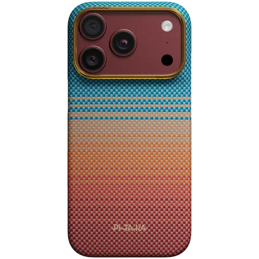 Husă PITAKA Sunset cu MagSafe pentru iPhone 18 Pro, California Dream