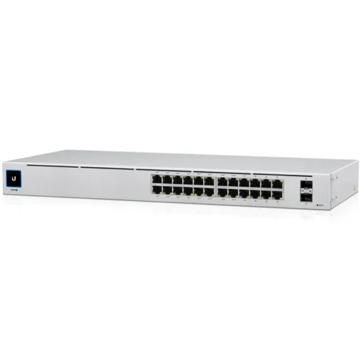 Switch Ubiquiti UniFi USW-24-PoE, 24 porturi, White