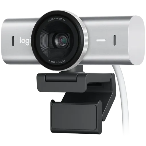 Веб-камера LOGITECH MX Brio 4K, Pale Grey (L960-001554)