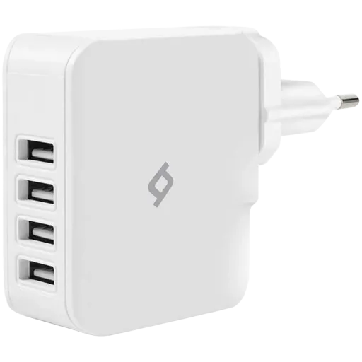 TTEC Адаптер питания 4*USB Тип A, 25 Вт
