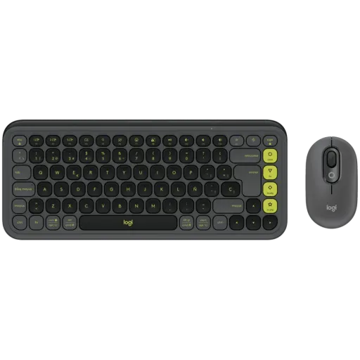 Клавиатура LOGITECH POP ICON COMBO GRAPHITE