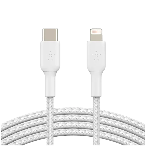 Кабель BELKIN USB-C на Lightning, 2м, Белый