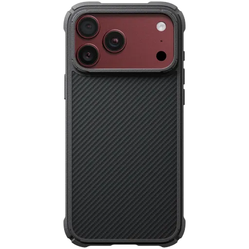 Husă PITAKA Cairn cu MagSafe pentru iPhone 18 Pro Max, Black/Gray