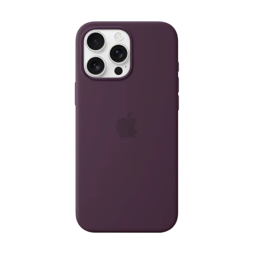 Apple Чохол силіконовий з MagSafe Plum для iPhone 16 Pro Max