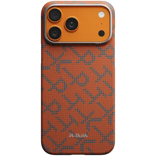 PITAKA Чохол Monogram with MagSafe Blue/Orange для iPhone 17 Pro Max
