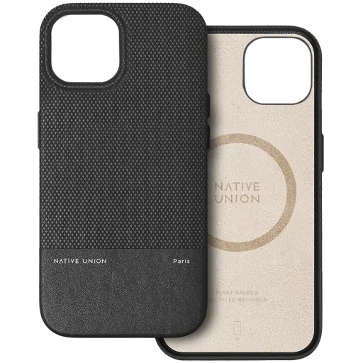 NATIVE UNION Чехол (RE)CLASSIC с MagSafe Чёрный для iPhone 15