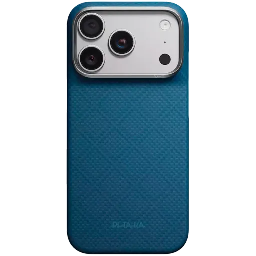 Husă PITAKA Argyle cu MagSafe pentru iPhone 18 Pro, Blue's Red