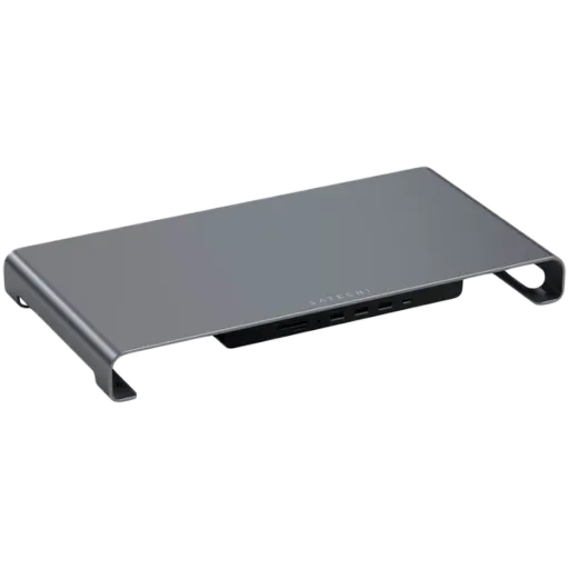 Підставка для iMac або монітору SATECHI Aluminum USB-C Monitor Stand Hub XL, Space Gray (ST-UCSHXLM)