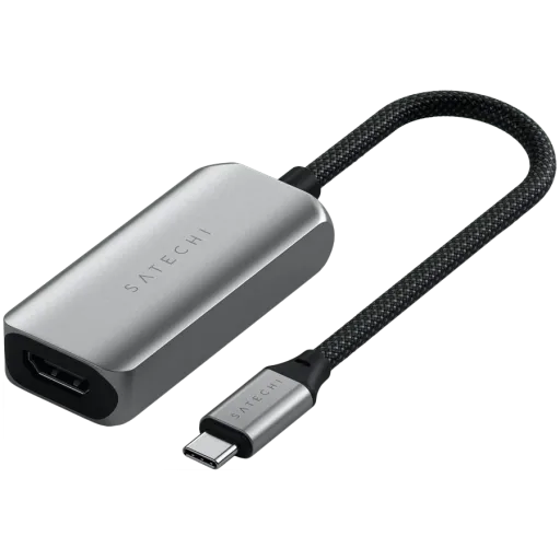 Адаптер SATECHI USB-C – HDMI 2.1, Серый космос (ST-AC8KHM)