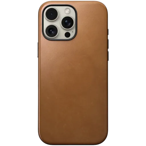 NOMAD Case Modern with MagSafe Tan for iPhone 16 Pro Max